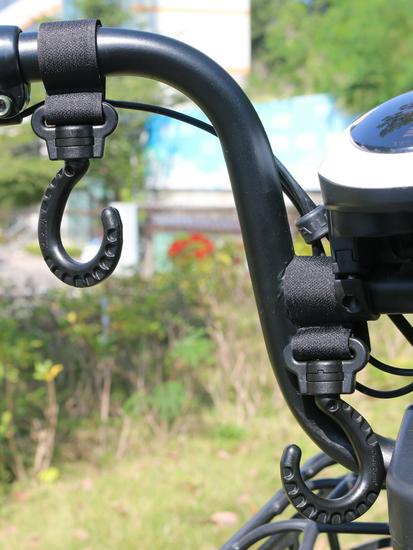 Universal Electric Vehicle Handlebar Hook for Motorcycle, Tricycle, and Takeaway Load.