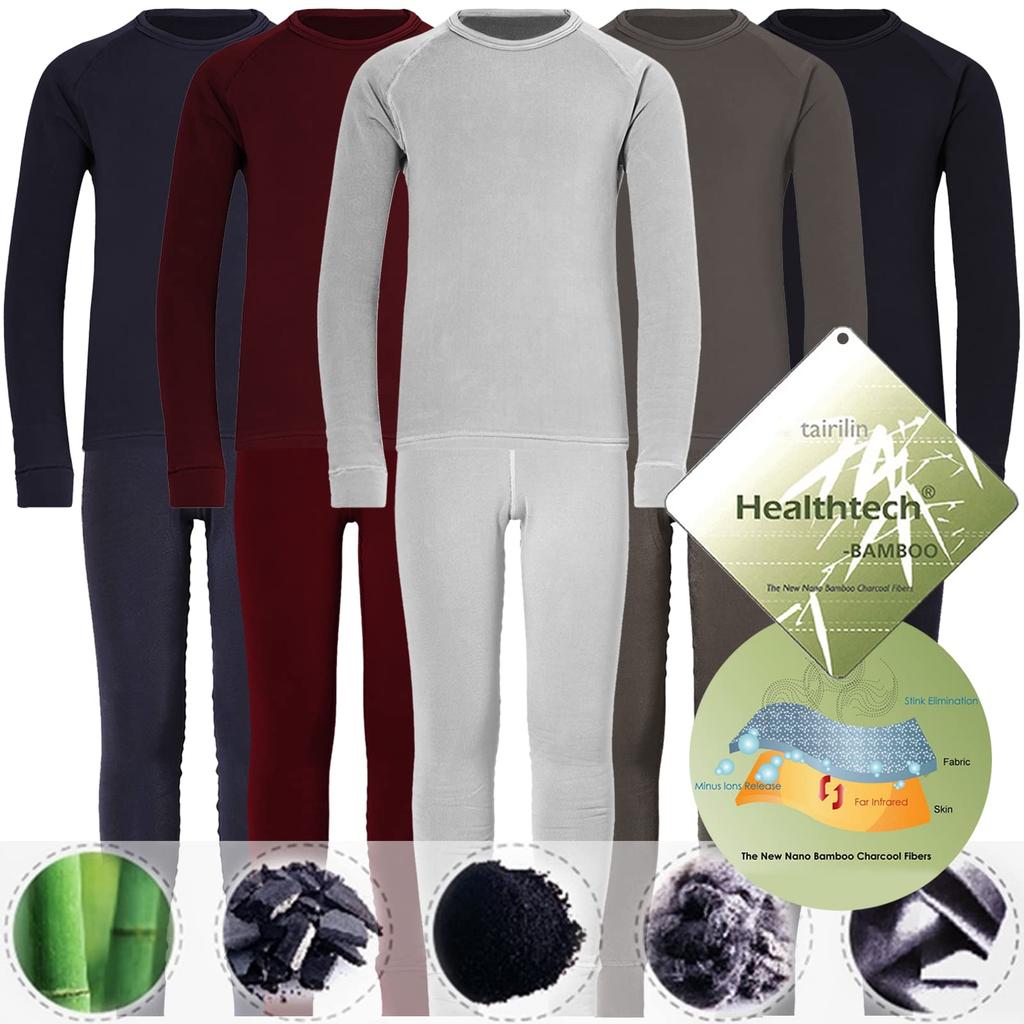 Chern Yueh Warme Ski Warme und Sportliche Leggings für Geeignet für und Junioren Kinderunterhemd, Fleecegefüttert, Unterwäsche, Winter, Mädchen, Jungen, (Holzkohle,