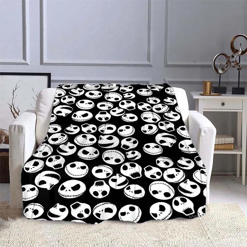 The Nightmare Before Christmas  Printed Blanket Kids Adult Blanket Soft Warm Bedding For Bed Sofa Travel Cover Blanket