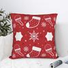Christmas Xmas Santa Claus Pillowcase Accessories Printed Cushion Cover  Pillow Covers Home Decor Square Multi Size