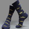 New Arrival High Quality Combed Cotton Men Polka Dot Strip Happy Socks  Color  Designer Casual Novelty Dress Business