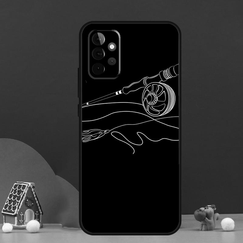 Karpfenfisch Angelrutenkoffer Für Samsung Galaxy A56 A33 A13 A36 A23 A52 A32 A12 A54 A34 A14 A16 A53 A15 A35 A55 A17