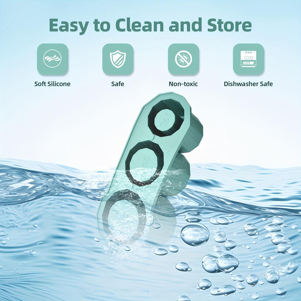 3-Pack BPA-Free Silicone Ice Cube Trays with Lids - Innovative Cylinder Mold for 20oz & 30oz Tumblers - Large Square Ice Makers