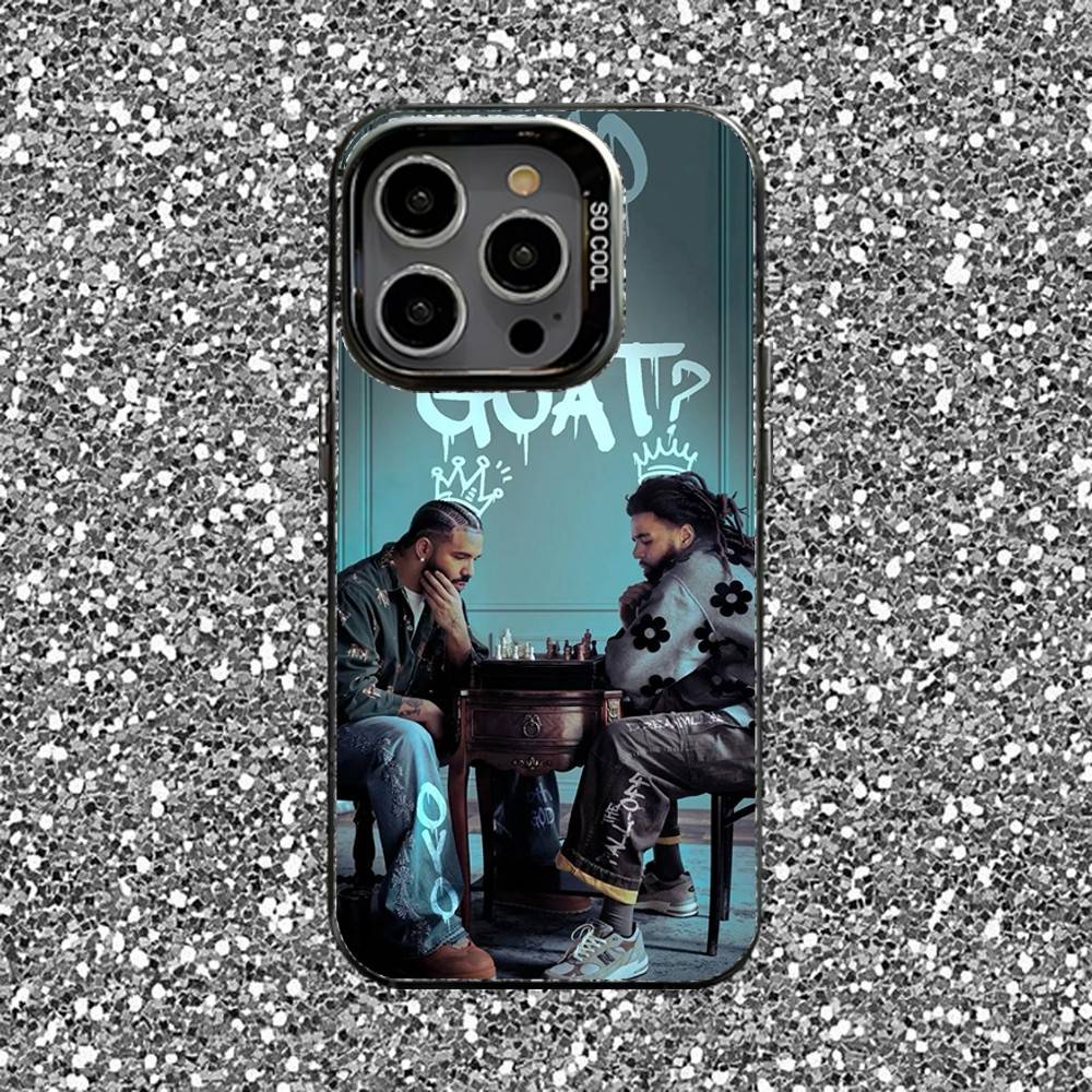 Rapper J Cole Phone Case For iPhone 16,15,14,13,12,11,Pro,XS,Max,Plus,Mini,SE Black Candy Matte Shockproof Cover