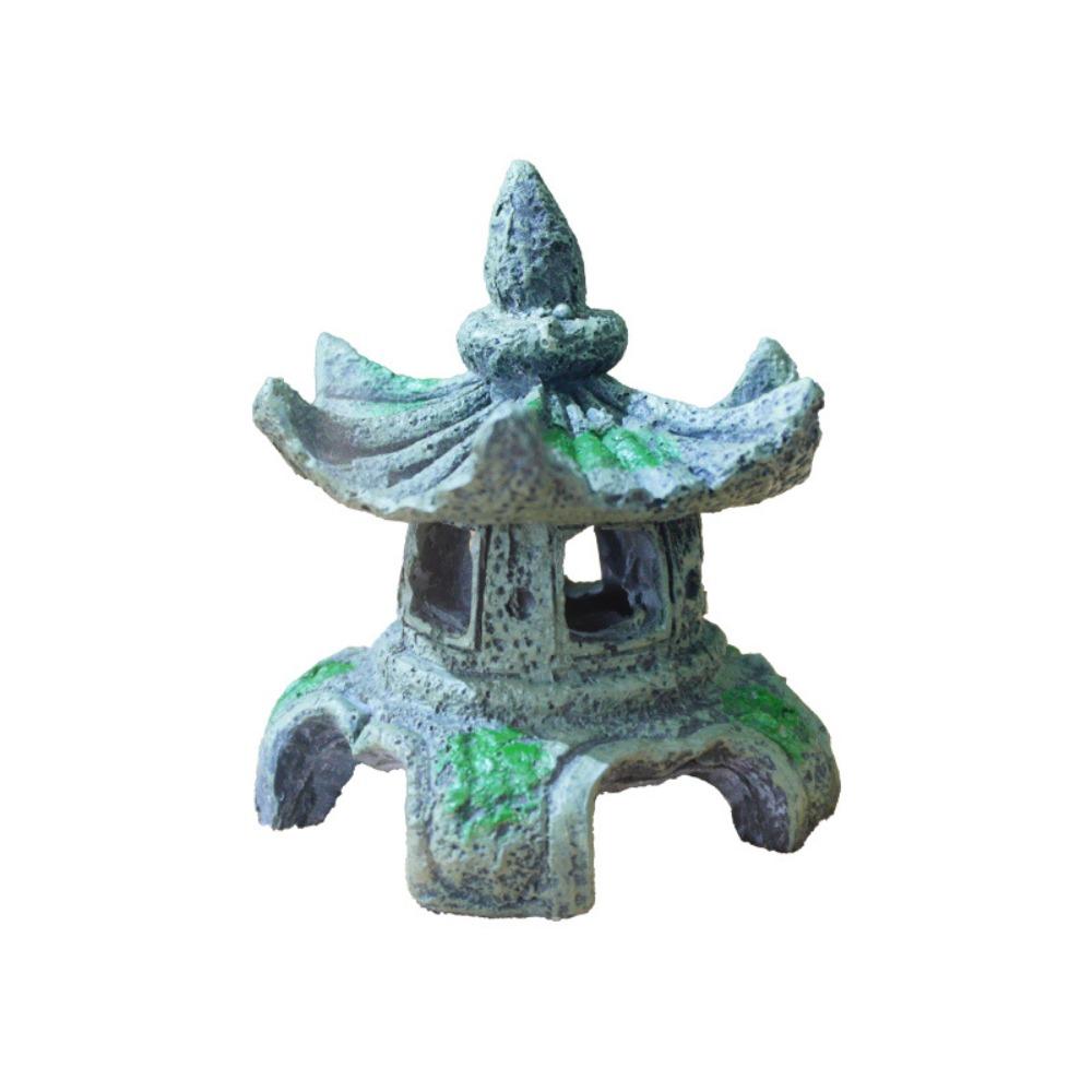 

Смола Украшения для аквариума Креативная модель маленького домика Украшение для аквариума Ландшафтный дизайн Стол серый