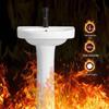 Yixi Integrated Pedestal Basin with Faucet Set