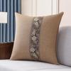 Chinese Style Lumbar Pillow and Sofa Back Cushion with Cover, for Living Room or Bedside