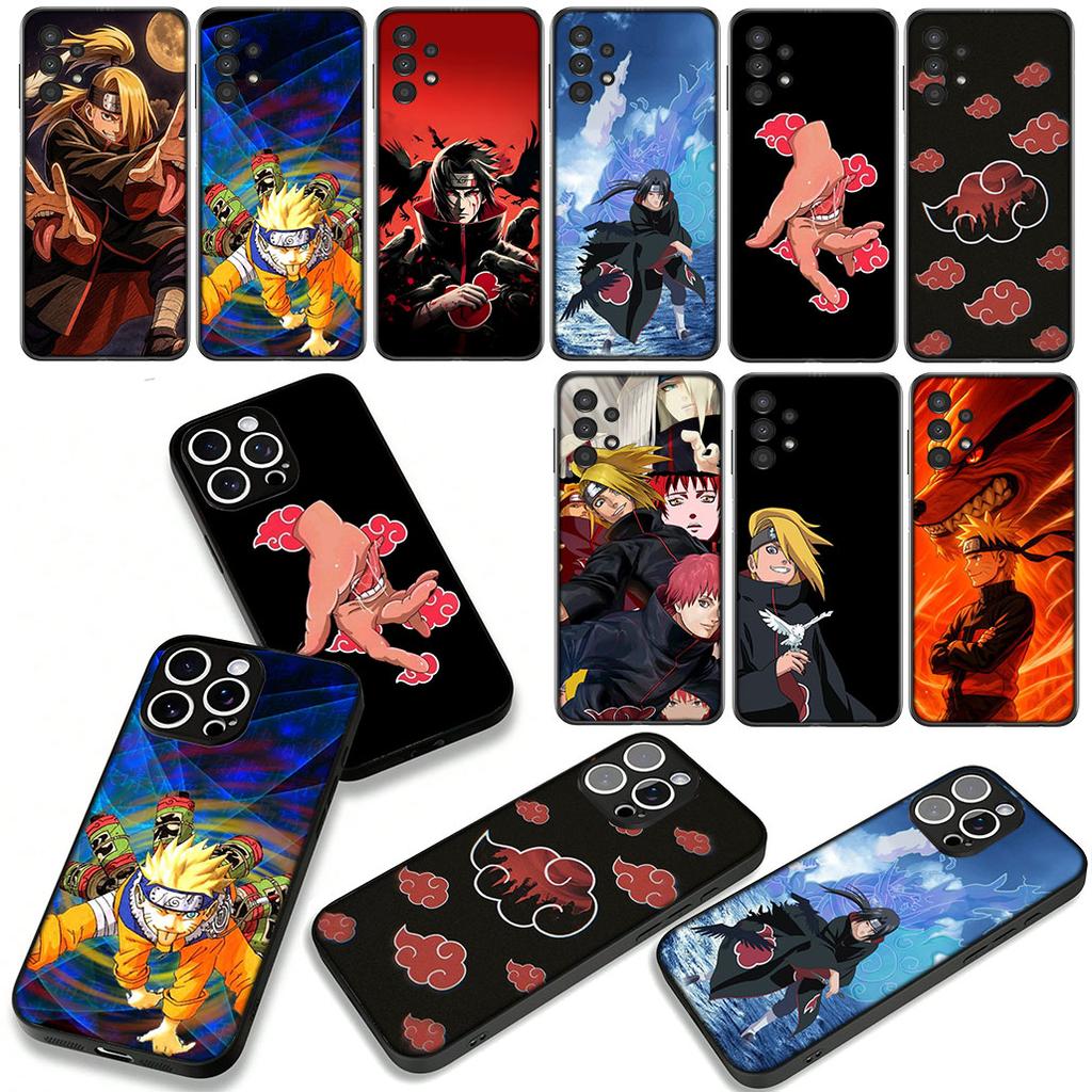 Itachi Uchiha Deidara Narutos Akatsuki Phone Case for Apple iPhone 16 15 14 Plus 13 12 Mini 17 Pro Max + 16E Air 16+ ProMax