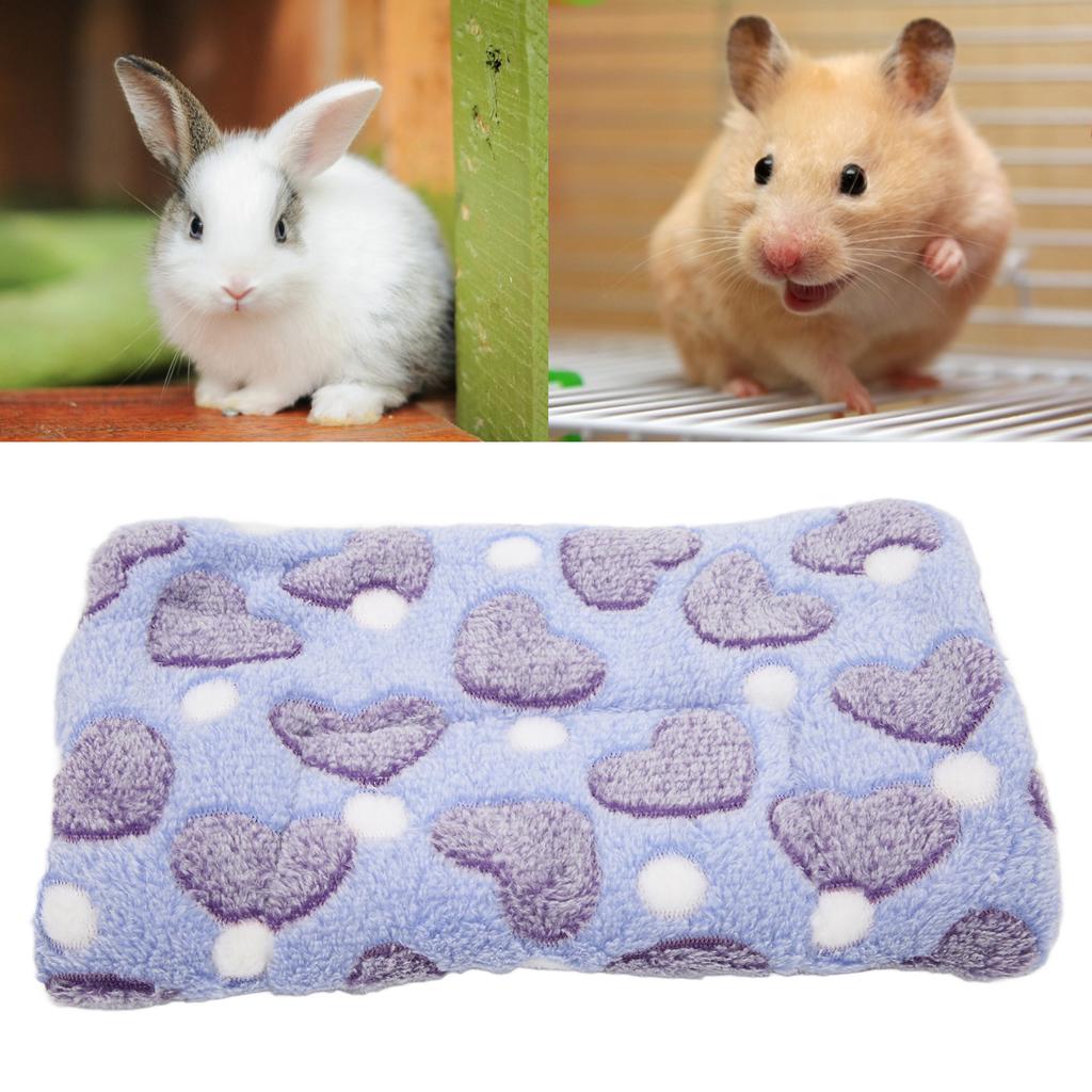 Hamster Warm Fleece Pad Soft and Comfortable Hamster Winter Warm Sleep Pad for Hamster Rabbits Chinchilla