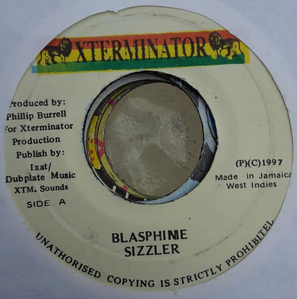 

7inch Record SIZZLA - Blasphime NONE XTerminator 1997 Jamaica Reggae, Ska & Dub Used