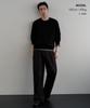 MUSINSA STANDARD Washable Supima Cotton Crew Neck Knit [Black]