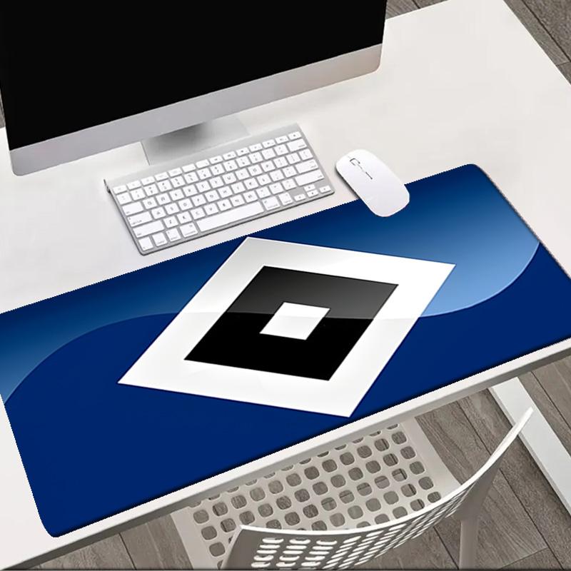 Hsv Stadionlichter Mauspads Büro Schreibtischunterlage, Gaming Mauspads Mauspads, Tastaturunterlage, Strapazierfähige rutschfeste Gummiunterseite, Geschenk 30cmx60cm