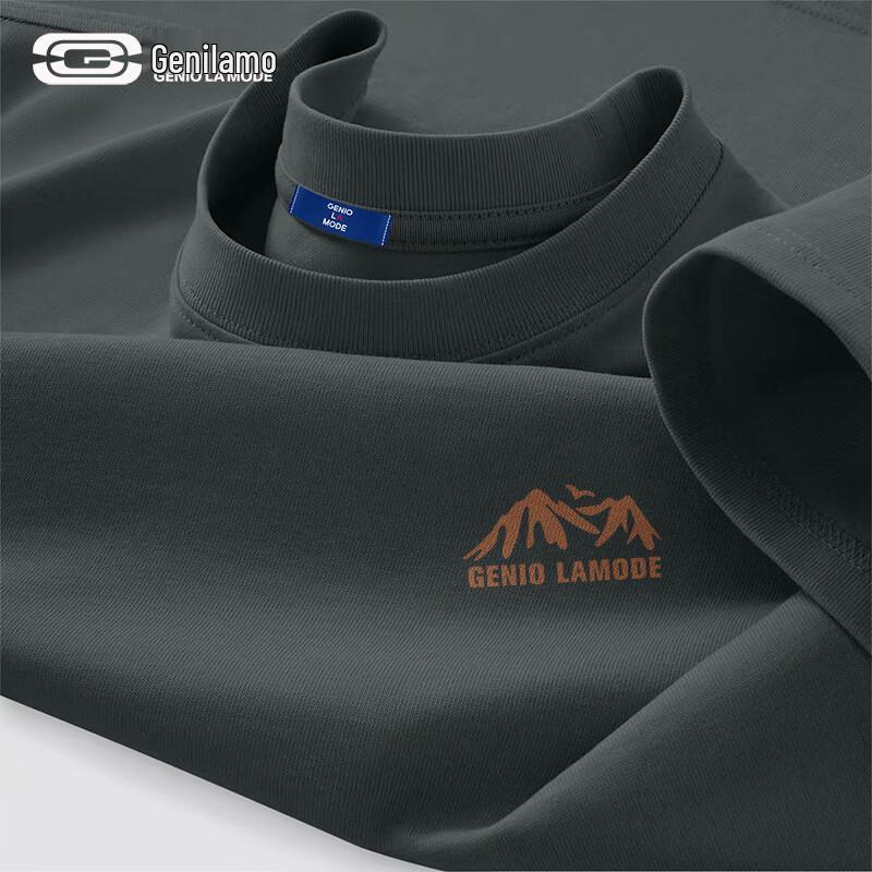 Мужская хлопковая футболка с коротким рукавом GENIOLAMODE XL