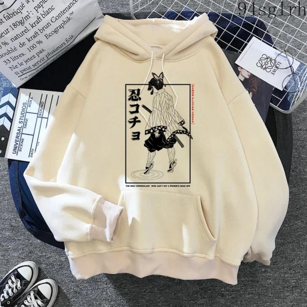 Cute Nezuko Anime Print Hoodies Women Demon Slayer Manga Sweatshirts Tanjiro Kimetsu No Yaiba Hoodie Harajuku Streetwear Clothes