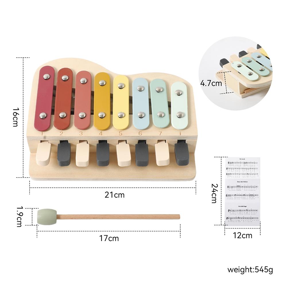 

Wooden Musical Instruments Strike The Xylophone Wooden Piano Early Music Enlightenment Toys For Babies Newborn Education Games