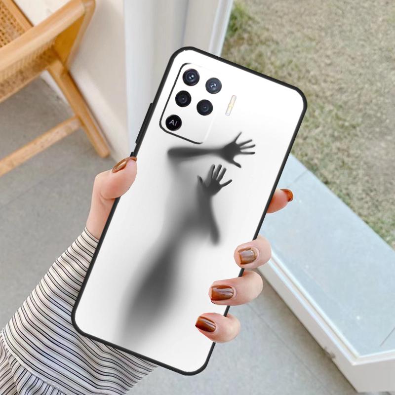 Woman Silhouettes Case For Oppo A60 A80 A40 A17 A57 A77 A74 A54 A94 A78 A98 A18 A38 A58 A96 A76 A16 A15 A5 Pro