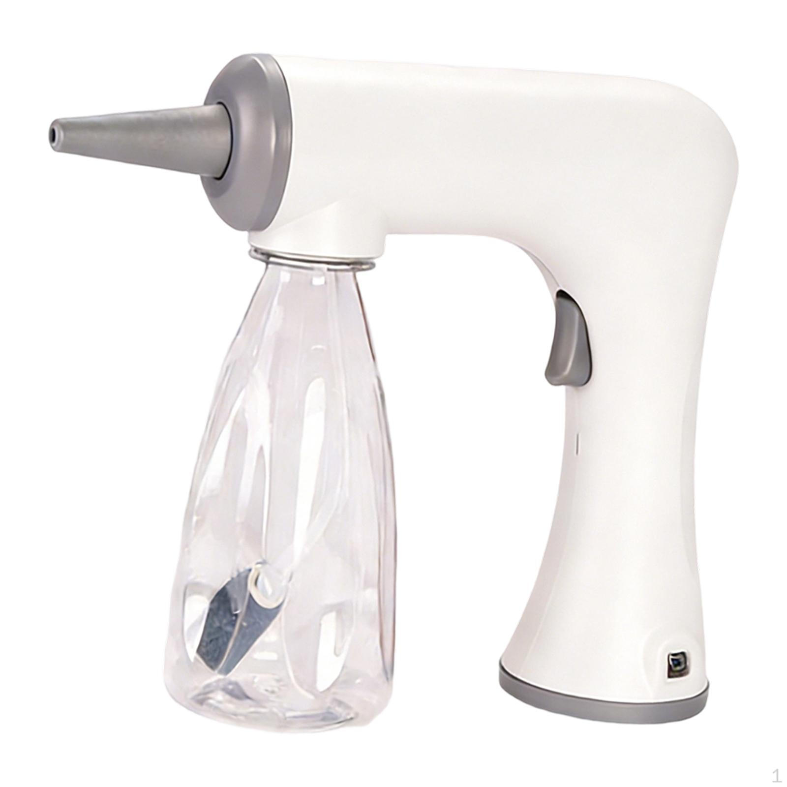 

Electric Bubble Device Accessory Equipment Gifts Rechargable with Bottle Hairdressing Styling Tool белый