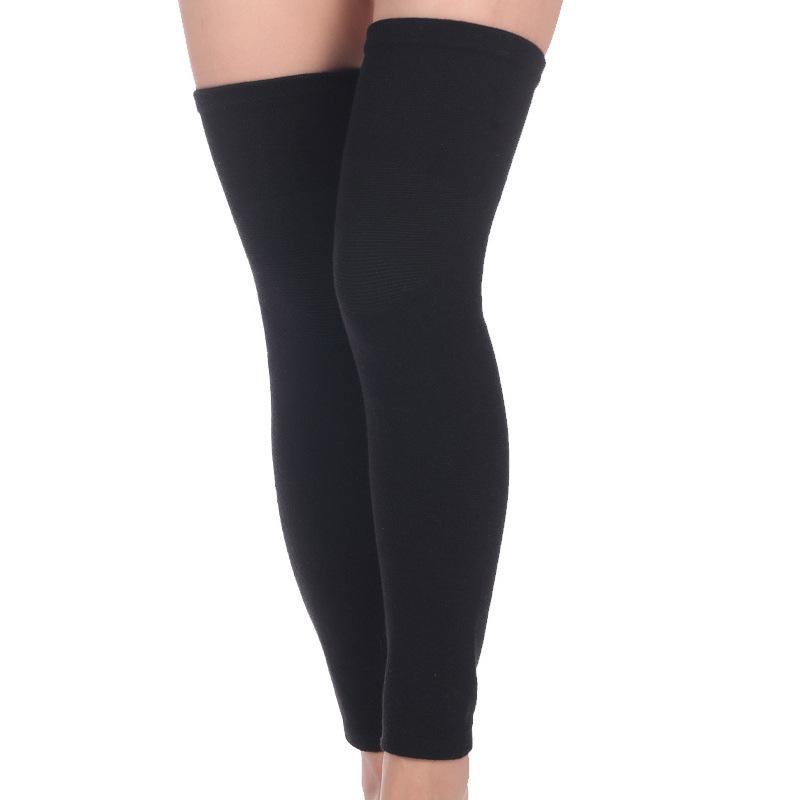 

Heated extended knitted knee pads for men and women winter calf protection windproof cold protection for the elderly leggings and knee covers XL (