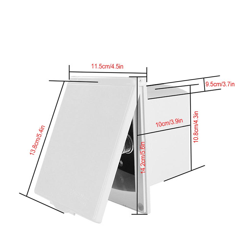 RV Exterior Shower Box Inlet RV Water Inlet Outlet Hatch Filter Lockable Cover Quick Connect Adjustable Water Valve For RVCamper