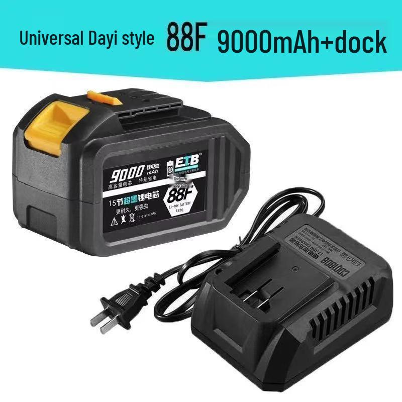 Universal 48V-88V Electric Wrench and Angle Grinder Set with Lithium Battery