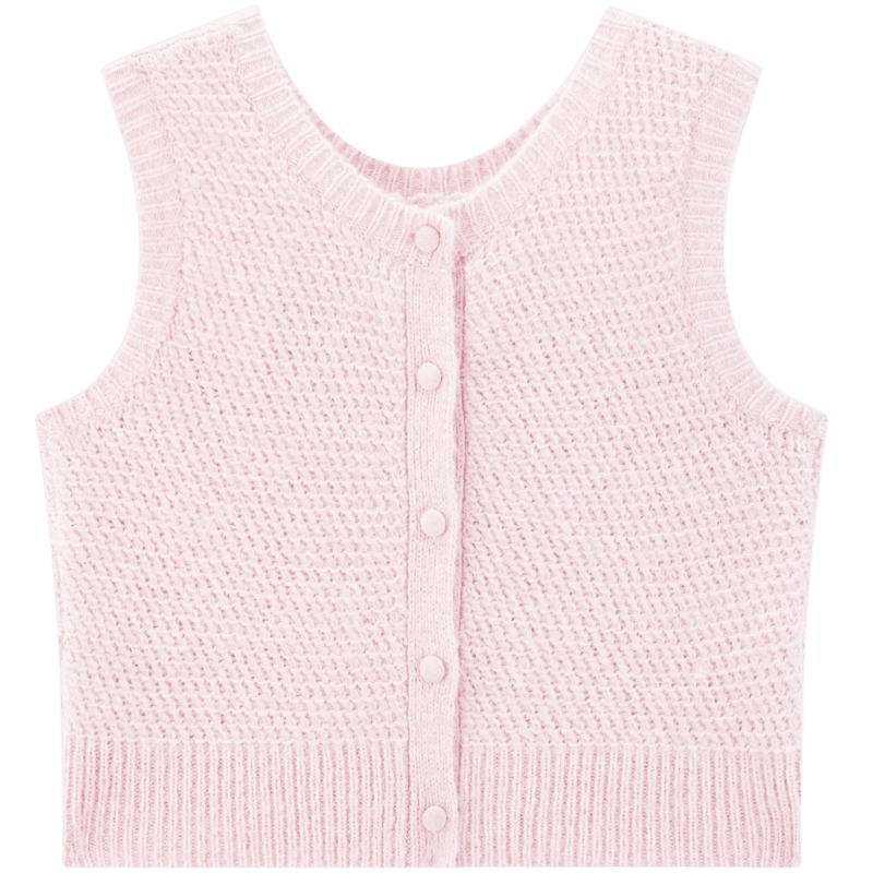 Women s Reversible Knit Vest Sweater S