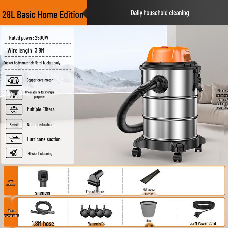 High-Power Industrial Suction Cleaner for Floors, Sofas, and Grouting