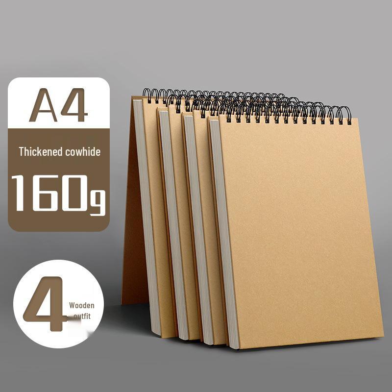 Thickened A4 Art Student Sketchbook - Blank 8k/16k Drawing Paper Album