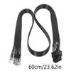 High Efficiency 8Pin (6+2) Male PCIe Cable Male PCIExpress Power Cable for Graphics Card Tinned Copper Cores Wire
