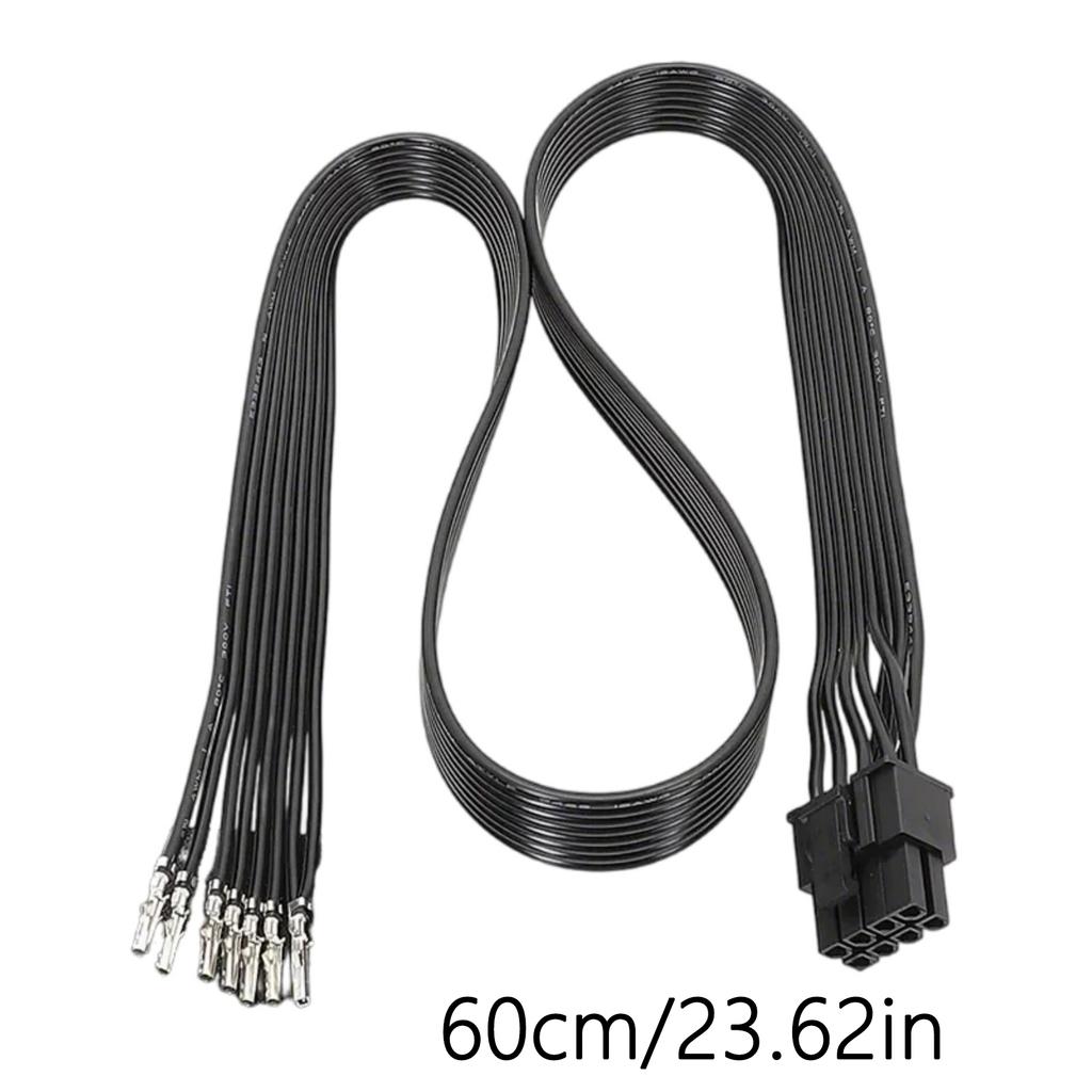 High Efficiency 8Pin (6+2) Male PCIe Cable Male PCIExpress Power Cable for Graphics Card Tinned Copper Cores Wire