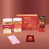 Coș Cadou Ziua Îndrăgostiților PUREHEART pentru El & Ea | Cutie Cadou Premium cu Nuci Caju cu Nuci Caju Sărate & Nuci Caju Picante (650g fiecare)