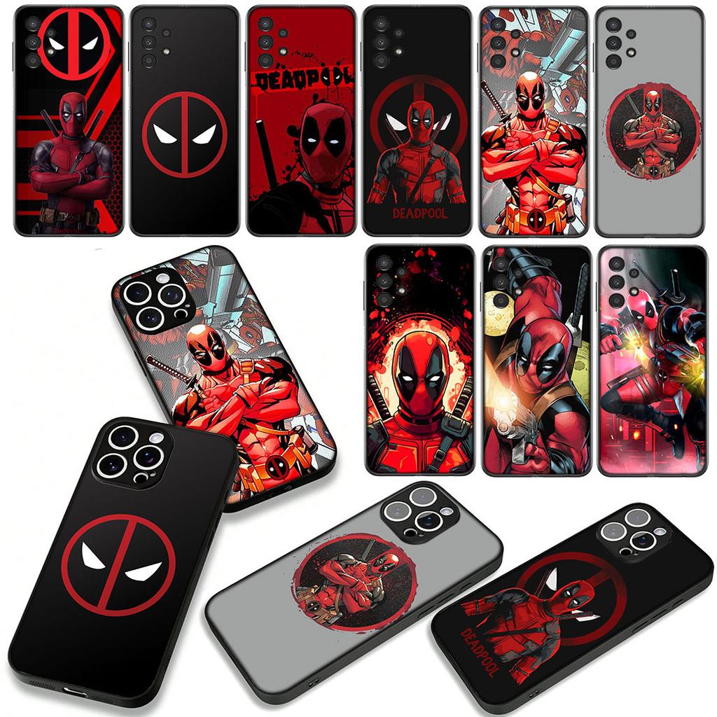 Deadpool Marvel Comics Case for Motorola Moto G54 G05 G24 G67 G55 G75 G9 G85 G15 G57 G86 Power Edge 50 30 Ultra Fusion Neo Pro