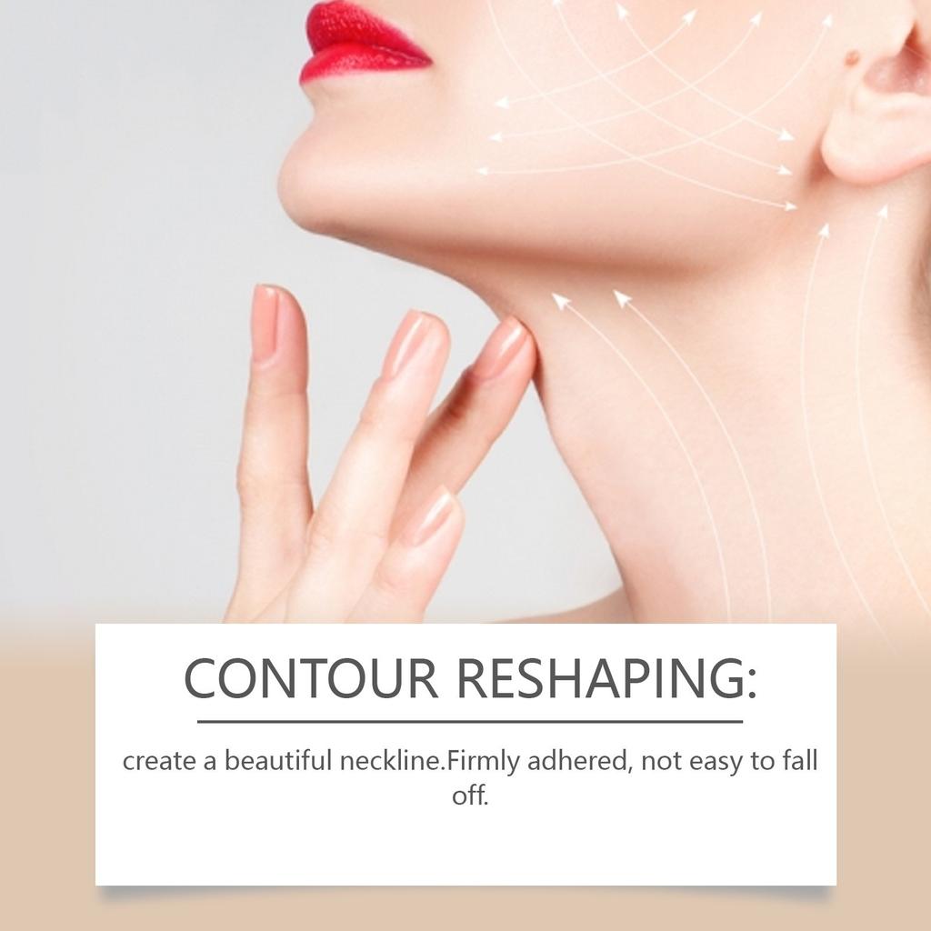 Neck Firming And Lifting Patch To And Reduce Neck Lines Breathable And Comfortable Box 5pcs