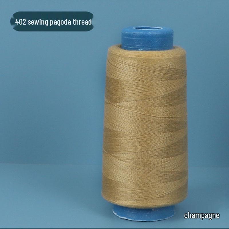 402 Polyester Thread: Black & White Sewing Thread for Hand Needlework and Household Sewing Machines