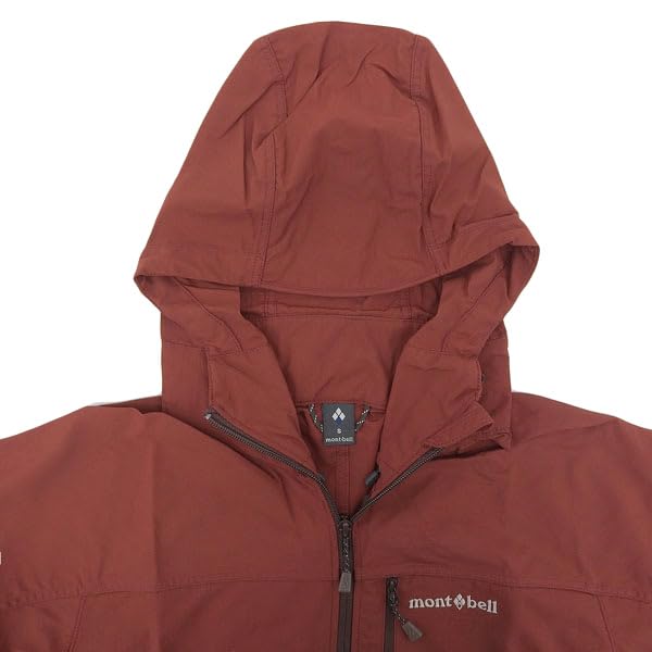 Parka Hoodie Windbreaker Jacket Nylon 1103320 Red [Montbell] O.D. Men's (Wine (WRD)/S)