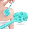 40cm Silicone Body Scrub Brush For Exfoliation And Skin Cleaning Gentle Back Massager With Hanging Hook