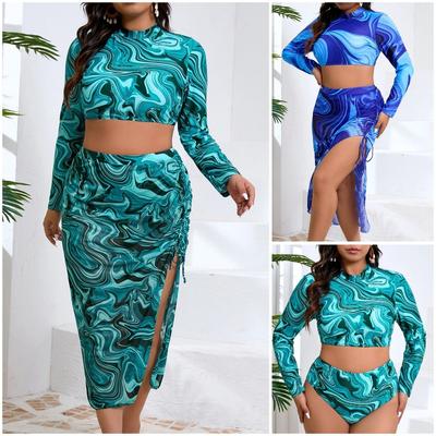 Bikinis für Damen in Übergröße mit hoher Taille, Damen-Bademode & Bekleidung