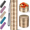 7 Day Metal Pill Storage Box New Outdoor Protable Travel Weekly Pill Case Aluminum Alloy Waterproof Seal For Accessories Outdoor