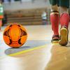 Size 4 Training Futsal Indoor Soccer Ball Ball, Low-Rebound (Orange)