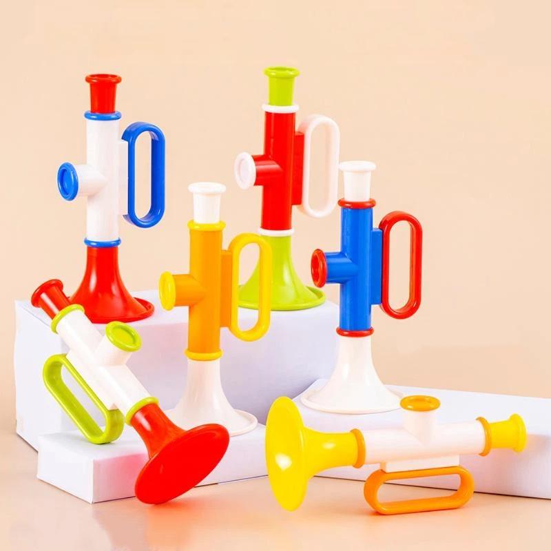 Loud Sound Vuvuzela Noise Maker, 1PC Random Color Plastic Football Fan Horn for Sports Match Party Supplies