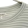 Giorgio Armani Made In Italy Border Pattern Short Sleeve T-shirt L Gray Men's Used