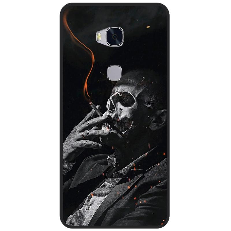For Huawei GR5 2016 Honor 5X Phone Case Cute Silicone Case For Huawei Honor 5X 5 X Cover KIW-L21 5.5 " Soft TPU Protection Shell