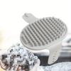 Silicone Pet Shampoo Brush with Shampoo Storage - Gentle Massage and Grooming Tool for Small Animals, Dogs, and Cats