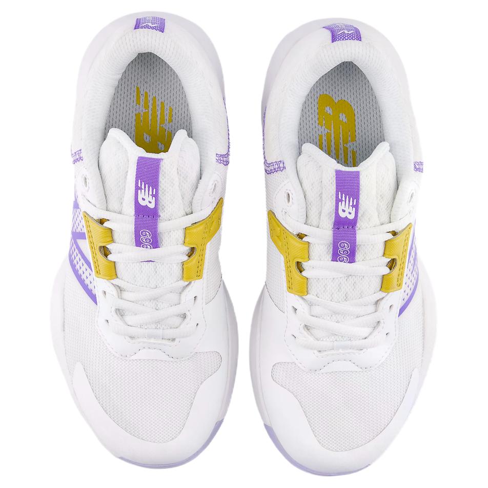 New Balance NB 696 V6 Classic And Versatile Breathable Support Low Top Tennis Shoes Women's White WCH696O6