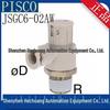 JSGC8 Speed Control Valve Connector, L-Type Elbow with Metering & Locking Mechanism
