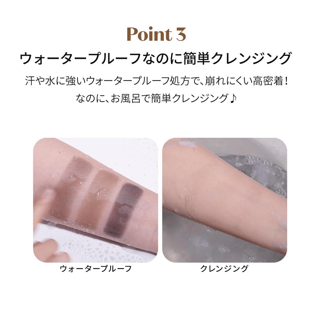 ETUDE Pom Pom Hair Dark Face Hairline and Thinning 1 Piece [Etude Official] Shadow, Brown/Waterproof/Slimming Makeup/For Hair/Hairline Powder, (x 1)