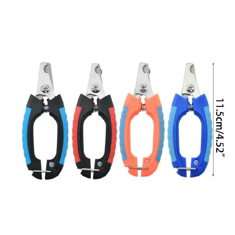 Round Tip Cat Nail Cutter Professional Pet Claws Trimmers with Anti-slip Handle