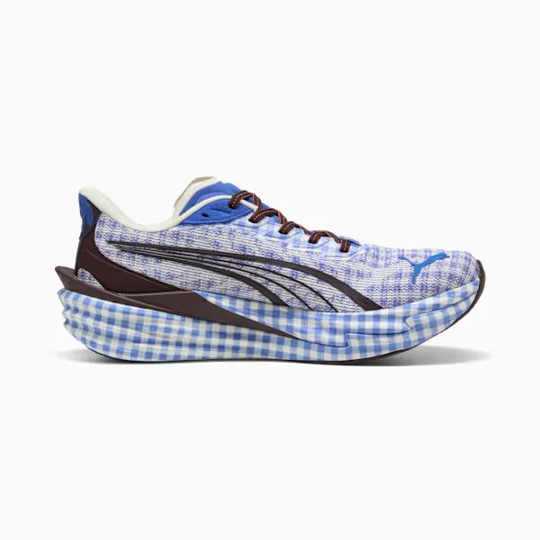 406307-02 Puma Deviate Nitro 4 Check Royal Sapphire PUMA White (Men's)