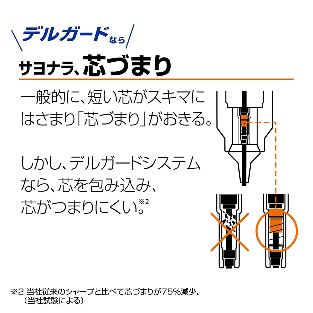 Zebra DelGuard Mechanical Pencil, 0.5mm, Pokémon Lucario, Blue, P-MA85-PO-BL