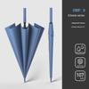 Storm-Resistant Umbrella with Long Handle for Men, Large Rain Umbrella, Reinforced, Sturdy and Durable, Fiber Straight Umbrella, Enlarged
