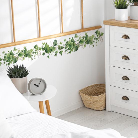 Wandaufkleber Selbstklebend Blatt Wandaufkleber Einfach anzubringen Blatt Aufkleber Wohnzimmer Schlafzimmer Studentenwohnheim Natur Dekor